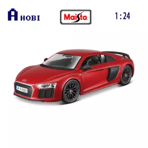 Maisto 1:24 Scale Assembly Line 2016 Audi R-8 V10 Plus Diecsat Model Car Kit - Bild 1 von 2