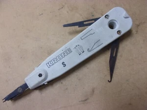 KRONE S Network Cable Phone Wire Line End Connector Impact Punch Down Tool Blade - Picture 1 of 6
