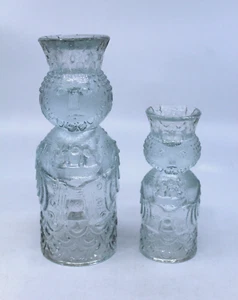 Bjorn Wiinblad Rosenthal Kings Wiseman Glass Candle Holders Vintage Set of 2 - Picture 1 of 24