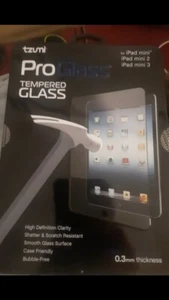 New Tzumi Pro Glass Tempered Glass Screen Protector For Ipad Mini, Mini 2 or 3 - Picture 1 of 4