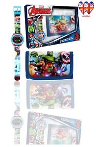 Avengers Digitaluhr & Geldbörse Set in Box, Kinder Geschenkset, offiziell lizenziert, - Bild 1 von 7