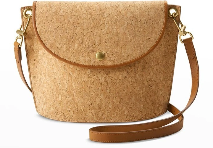 Shinola Birdy 水桶包 - 全新 - 软木皮革天然棕褐色女式 — 第 1/1 张图片