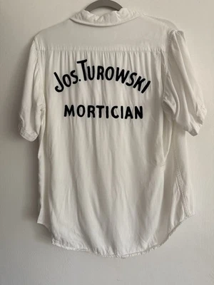 Vintage 50s Nat Nast Gab Bowling Shirt Mortician Collectible Loop Embroidered - Image 1 of 4