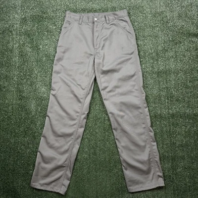 Брюки мужские Carhartt WIP простые 29x32 (31 x 31) зеленые холщовые рабочая одежда прямые - Изображение 1 из 4