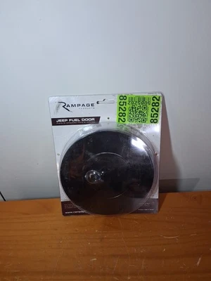  Cubierta de gasolina de bloqueo estilo billet negro Rampage 85007, Jeep Wrangler JK 2007-2018 Foto 1 de 4