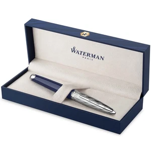 Penna stilografica ufficiale Waterman Karen Deluxe Blue ST edizione speciale, pennino fine, L - Foto 1 di 7