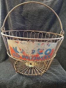 VINTAGE ES LOHNT SICH, KASCO EIERPRODUZENTEN METALLKORB zu verwenden - Bild 1 von 14