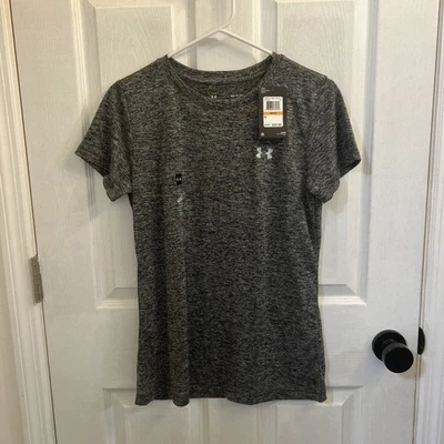 Camiseta para mujer Under Armour Tech Twist manga corta talla pequeña gris nueva con etiquetas Foto 1 de 4