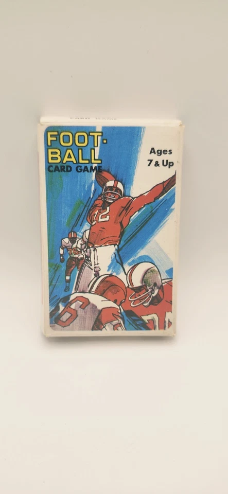 Juego de cartas de fútbol americano vintage Warren años 70 reglas completas incluidas deportes retro Foto 1 de 3