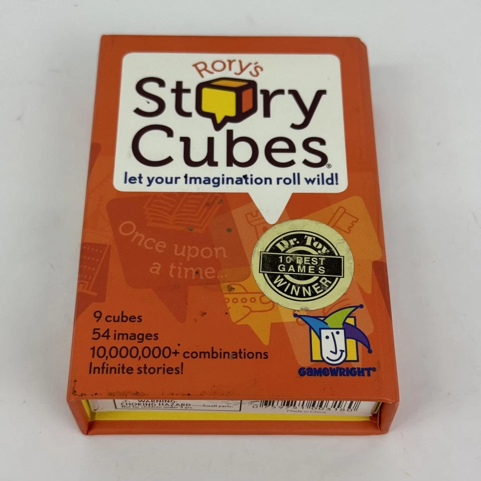 Rory's Story Cubes Cooperative Creative Storytelling Dice Game Used 8 Dice - Image 1 of 4