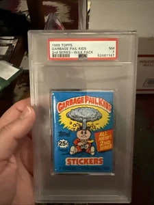 1985 Topps Garbage Pail Kids GPK 2nd Series Wax Pack PSA 7 - Imagen 1 de 2