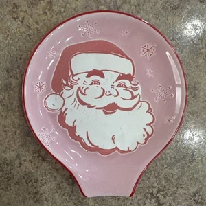 Pink Red Santa Spoon rest  Large Prima Design - Picture 1 of 6
