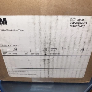 Cinta Conductora Térmica 3M 8820 2" x 10 Yardas NUEVA Un Rollo - Imagen 1 de 3