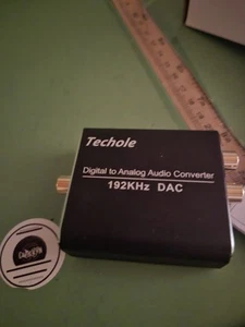 Techole 192KHz DAC Digital zu Analog Audio Konverter SPDIF Toslink Cinch 3,5mm - Bild 1 von 7