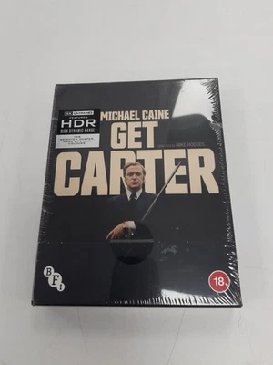 Get Carter Limited Edition 4K Ultra HD Blu-Ray Michael Caine Brand New Sealed - Image 1 of 4