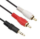 65FT 20M 3.5mm Plug TO 2-RCA Male Stereo Audio CABLE
