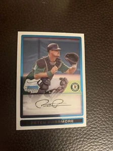 2009 Bowman Chrome Prospects Petey Paramore #BCP24 Oakland Athletics - Picture 1 of 2
