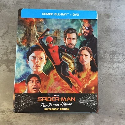 Spider-Man: Far from Home Blu-Ray + DVD Exclusive Limited Edition Steelbook - Image 1 of 4