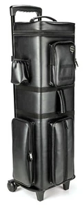 McDermott 20x20 Rolling Pool Cue Case Black - Picture 1 of 2