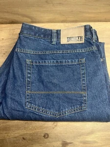 Duluth Trading Herren 42x32 Blau Denim 100% Baumwolle Gebraucht - Bild 1 von 7