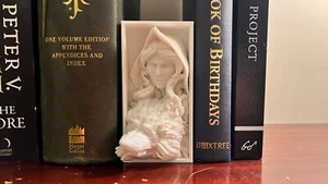 Red Riding Hood Book Nook Insert 3D Printed Dark Fairytale Sculpture for Fantasy - Picture 1 of 6