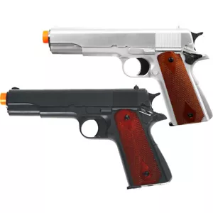 HFC 1911A1 World War 2 GI-Style Gas Powered Non-Blow Back Airsoft Pistol HG-121 - Picture 1 of 3