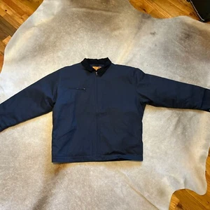 CornerStone - Chaqueta de Trabajo de Lona con Cuello de Tela AZUL MARINO TLJ763 Talla 3XL - Imagen 1 de 17