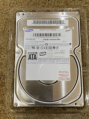 Samsung 40gb/7200rpm/8m SATA Hard Drive - Image 1 of 4