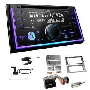 JVC 2-DIN MP3 Autoradio Bluetooth DAB+ für Ford Focus II 2004-2008 silber - Bild 1 von 6