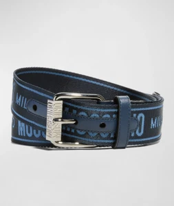 Nuevo con etiquetas cinturón de correas con logotipo Moschino para hombre 38 in - Imagen 1 de 2
