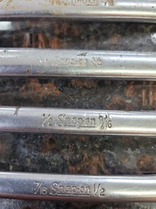 Snap On Tools 4pc oex series 12-Point SAE Short 10° Offset Box Wrench - Bild 1 von 4