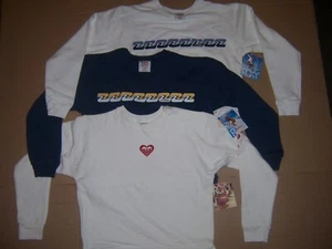 ROXY Sweatshirt T-SHIRT 100% Cotton made in USA in NAVY BLUE or WHITE - Picture 1 of 31