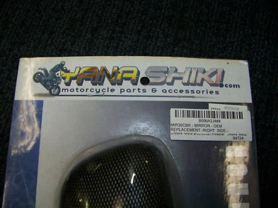 Yana Shiki Motorcycle Mirror Right Side Carbon for Kawasaki ZX6 R/RR B006A2JIM8 - Imagem 1 de 3