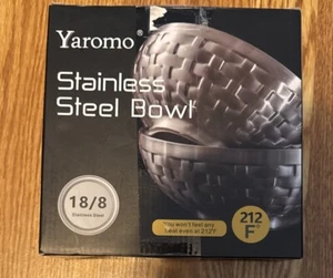 Yaromo Stainless Steel Bowl. Isolation Temperature For Hot Or Cold - Picture 1 of 10