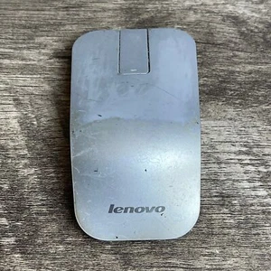 Lenovo Zone Touch ZTM600 Silver Wireless 3-Button 2.4ghz Curve Shape Laser Mouse - Picture 1 of 5