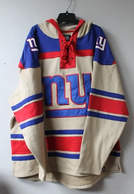 Nueva NFL New York Giants Lacer Jersey Estilo Peso Medio Algodón Sudadera con Capucha Hombre M Foto 1 de 4