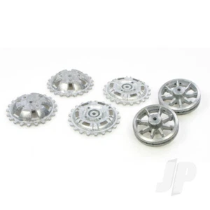Henglong Tank PanzerIII/Tauch/Stug Cast Metal Drive Idler Wheels - Picture 1 of 1