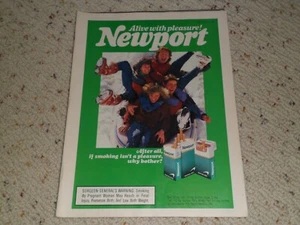 1987 NEWPORT CIGARETTES AD / ARTICLE - Picture 1 of 1