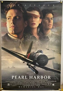 PÓSTER DE PELÍCULA PEARL HARBOR DS ROLLADO ORIGINAL DE UNA HOJA BEN AFFLECK (2001) - Imagen 1 de 1