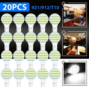 20x Super White LED T10/921/194 24SMD RV Camper Trailer Interior Light Bulbs 12V - Picture 1 of 8