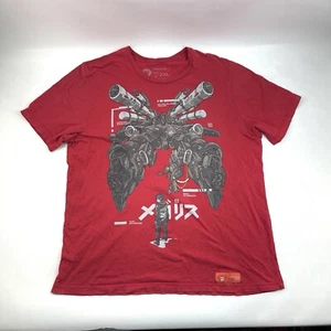 Boomslank Megalith P-Shinobi 16 Mecha Anime Graphic Red T-Shirt Men's Size 2XL - Picture 1 of 17