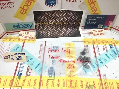 TORNILLOS DE MONTAJE GUARDABARROS IZQUIERDO DESTORNILLADOR HERRAJES (juego) 90-93 MERCEDES-BENZ 500SL Foto 1 de 4