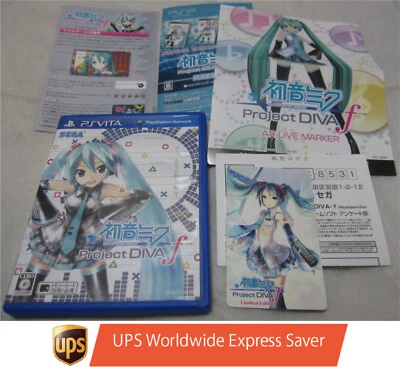 W/Extra Marker. USED Limited Edition Vita Hatsune Miku Project Diva f Japanese - Image 1 of 4