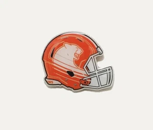 BC LIONS CFL AMERICAN FOOTBALL CLUB ORANGE HELMET OFFICIAL PIN NEW SEALED - Picture 1 of 1