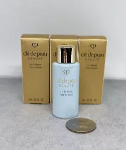 3 x Cle de Peau Beaute Le The Serum 0.23oz / 7ml Each Total 21ml NIB - Picture 1 of 3
