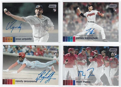 2020 STADIUM CLUB AUTO UPICK MUNCY SOLER GALLEN DUNN KYLE LEWIS ROGERS THAISS RC - Image 1 of 4