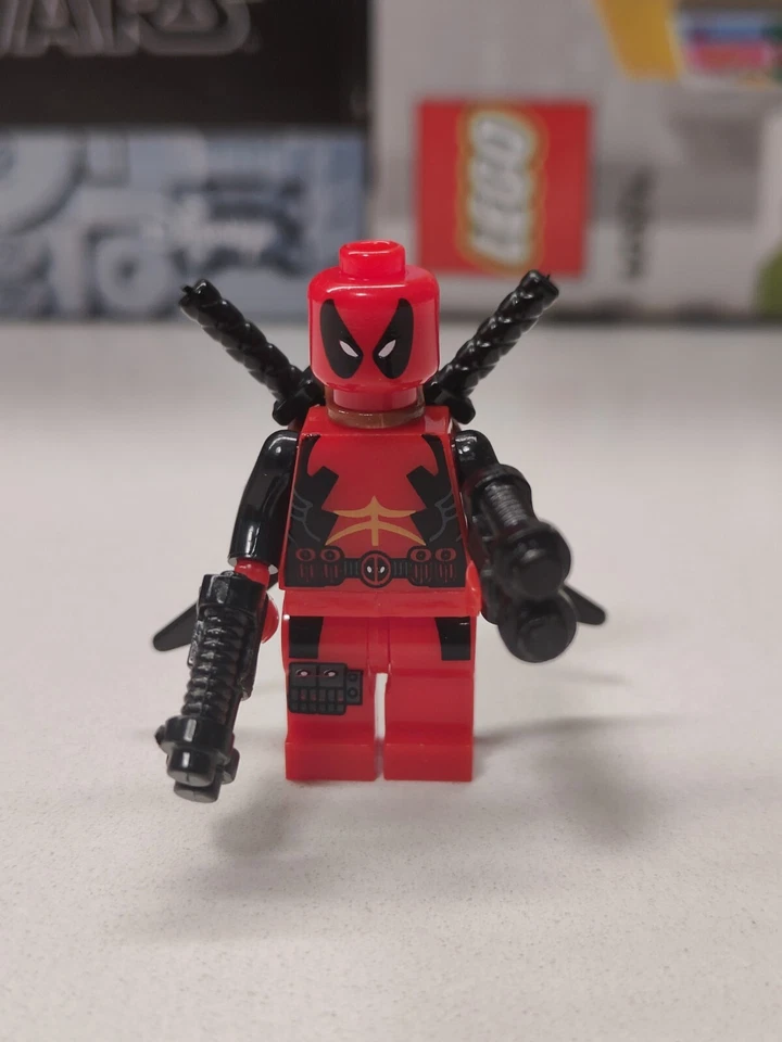 НОВАЯ минифигурка Marvel Super Heroes Deadpool Custom LEGO 6866 Chopper Showdown - Изображение 1 из 4