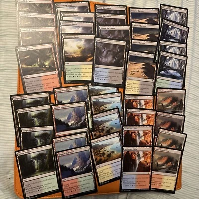 MTG 40x Life Gain Dual Land - Swiftwater Thornwood Jungle Dismal Rugged - Khans - Image 1 of 4