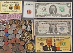125 US Indian Buffalo Liberty Stamp Gold Bar Barber Silver Dollar Collection Lot - Picture 1 of 10