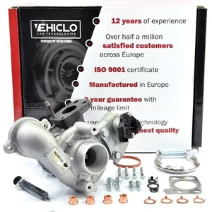 Turbocharger 49373-02002 Citroën Ford Peugeot 1560 ccm 68 kW 92 BHP + GASKETS - Picture 1 of 10